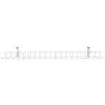 RAPIDLINE SINGLE TIER CABLE BASKET ONLY 1250MM WHITE