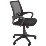 RAPIDLINE VESTA CHAIR MEDIUM MESH BACK ARMS BLACK