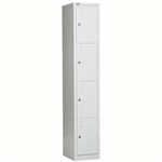 GO STEEL LOCKER 4 DOOR 305 X 455 X 1830MM WHITE CHINA