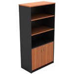 OM HALF DOOR CABINET 900 X 450 X 1800MM CHERRYCHARCOAL