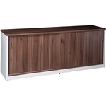 OM PREMIER CREDENZA SLIDING DOORS LOCKABLE 1800 X 450 X 720MM CASNANWHITE