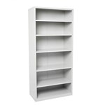 RAPIDLINE METAL SHELVING UNIT 5 SHELVES 2200 X 900 X 400MM SILVER GREY
