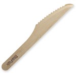 BIOPAK WOODEN KNIVE 160MM PACK 100 7089222       