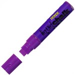 TEXTA JUMBO LIQUID CHALK MARKER WET WIPE CHISEL 15MM PURPLE