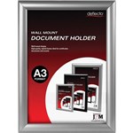 DEFLECTO DOCUMENT HOLDER WALL MOUNT A3 SILVER