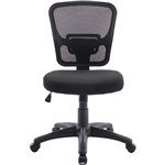 BOXED GOLD GRACE OFFICE CHAIR MESH BACK BLACK