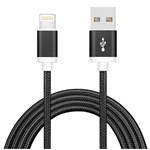 ASTROTEK USB MALE TO 8 PIN MALE LIGHTNING DATA SYNC CHARGER CABLE FOR IPHONE 1M BLACK