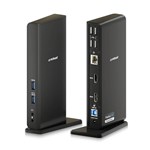 MBEAT USBCA DUAL HDMI DISPLAYLINK DOCKING STATION BLACK