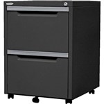 STEELCO CLASSIC MOBILE PEDESTAL 2DRAWER LOCKABLE 630 X 470 X 515MM GRAPHITE RIPPLE
