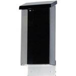 DEFLECTO WATERPROOF OUTDOOR BROCHURE DISPLAY BOX DL CLEARBLACK