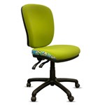 ORANGE DUST SPECTRUM ALICE OFFICE CHAIR HIGH BACK 510 X 490 X 960MM EUCALYPTUS GREEN