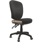ORANGE DUST ALICE CHAIR MEDIUM BACK 510 X 490 X 880MM DOTS BLACK