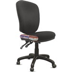 ORANGE DUST ALICE CHAIR MEDIUM BACK 510 X 490 X 880MM OPAL BLACK