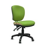 ORANGE DUST SPECTRUM ALICE OFFICE CHAIR MEDIUM BACK 510 X 490 X 880MM EUCALYPTUS GREEN