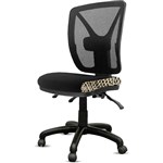 ORANGE DUST KIMBERLEY CHAIR MESH BACK 510 X 490 X 1040MM COCKATOO BLACK