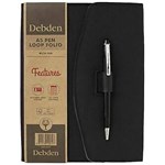 COLLINS PEN LOOP FOLIO A5 BLACK