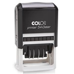 COLOP P54D CUSTOM MADE STAMP DATER SELF INKING 50 X 40MM BLACK