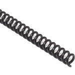 GOLD SOVEREIGN PLASTIC SPIRAL BINDING COIL 401 PITCH A4 16MM BLACK BOX 100