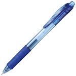 PENTEL BLN104 ENERGEL RETRACTABLE GEL INK PEN 04MM BLUE BOX 12
