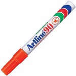 ARTLINE 90 PERMANENT MARKER CHISEL 25MM ORANGE