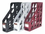METRO MAGAZINE RACK BURGUNDY