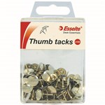 ESSELTE PINS DRAWING THUMB TACKS PACK 100 SILVER