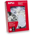 APLI STRUNG TICKETS 13 X 20MM WHITE BOX 1000