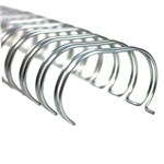 GBC WIRE BINDING COMB 21 LOOP 8MM A4 SILVER PACK 100