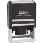 COLOP P55D CUSTOM MADE PRINTER SELFINKING DATE STAMP 60 X 40MM