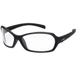 BOLLE SAFETY HURRICANE SAFETY GLASSES BLACK FRAME CLEAR LENS