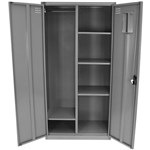 STEELCO PERSONAL WARDROBE 1830 X 914 X 463MM SILVER GREY
