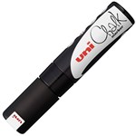 UNIBALL CHALK MARKER CHISEL TIP 8MM BLACK