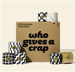 WHO GIVES A CRAP PREMIUM BAMBOO TOILET PAPER CTN 48