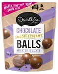 DARRELL LEA 120g CHOCOLATE SMOOTH  CREAMY MILK CHOC BALLS