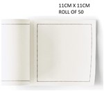 MY DRAP BASICS 100 COTTON CREAM COCKTAIL NAPKIN 11CMX11CM ROLL OF 50
