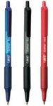 BIC SOFT FEEL RETRACTABLE MEDIUM RED BOX OF 12