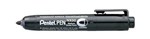 PENTEL PERMANENT NX50 BLACK RETRACTABLE