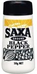 BLACK PEPPERNON GRINDER SAXA PICNIC 50GM PACK