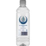 BOTTLED WATER NU PURE SQUARE 600ML CARTON OF 24