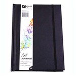 QUILL ART JOURNAL HARDCOVER 125GSM 120 PAGE A5 BLACK