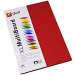 QUILL COLOURED A4 COPY PAPER 80GSM RED PACK 100 SHEETS