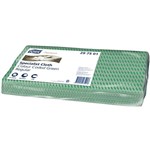 TORK 297501 MULTIPURPOSE CLEANING CLOTH 300 X 600MM GREEN PACK 25 SHEETS