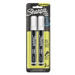 SHARPIE CHALK MARKER WET ERASE 15MM MEDIUM TIP WHITE PACK 2