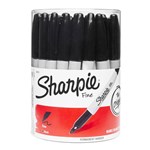 SHARPIE PERMANENT MARKER FINE BLACK PACK 36