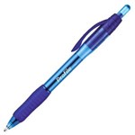 PAPERMATE PROFILE BALLPOINT PEN RETRACTABLE MED 10 BLUE