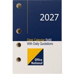 OFFICE NATIONAL SHCRON DESK CALENDAR REFILL SIDE PUNCH