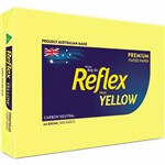 REFLEX   COLOURS A4 COPY PAPER 80GSM YELLOW PACK 500 SHEETS
