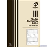 OLYMPIC YEARLY TIME AND PAY BOOK A5