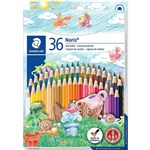 STAEDTLER 144 NORIS AQUARELL WATERCOLOUR PENCILS ASSORTED PACK 36