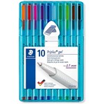 STAEDTLER 462 TRIPLUS GEL PEN 07MM ASSORTED PACK 10